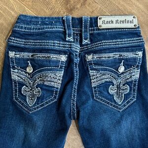 Rock Revival Women's Dark Blue Boot Cut Jeans